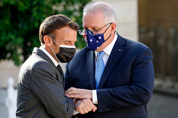 Article image for ‘It’s not you, it’s me’: Is it time for couples therapy for Morrison and Macron?