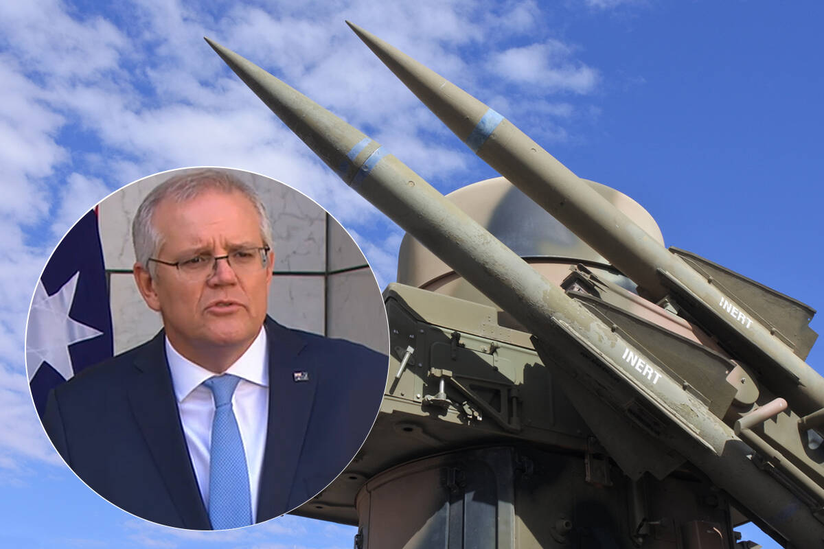 Article image for Australian defence expenditure ‘will only increase’, Prime Minister says 