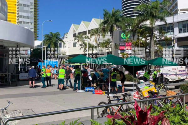 Article image for Paramedics treat numerous patients after car crashes into Gold Coast cafe