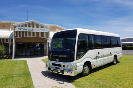 Queensland coach company eyeing green future ditches diesel fleet