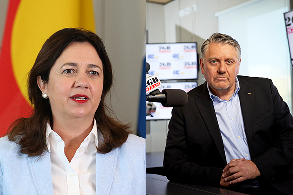Article image for ‘I’ve been waiting for this call’: Ray Hadley and Annastacia Palaszczuk’s united front 