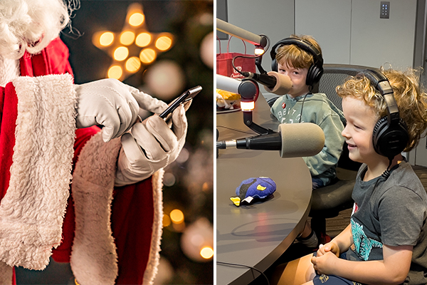 Article image for Santa surprises Chris Smith’s twins with special open line call