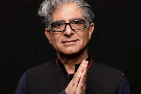 Deepak Chopra with Rev. Bill Crews