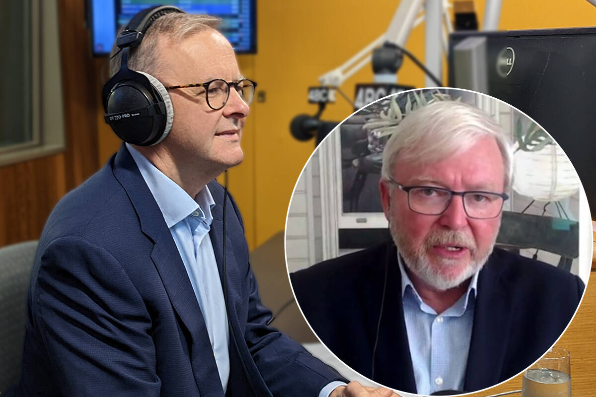 Article image for ‘Complete nonsense!’: Anthony Albanese knocks ‘ambassador Rudd’ claim