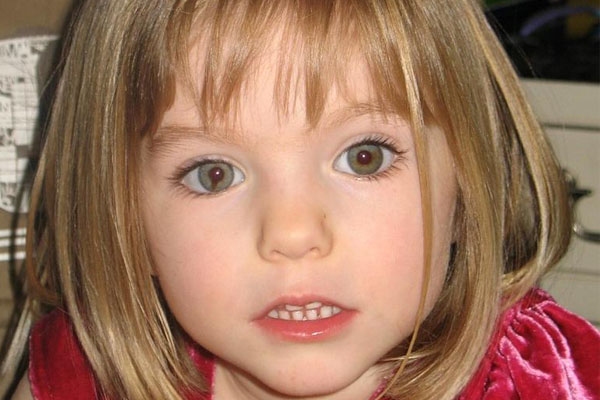 Article image for ‘Official suspect’ named 15 years after disappearance of Madeleine McCann