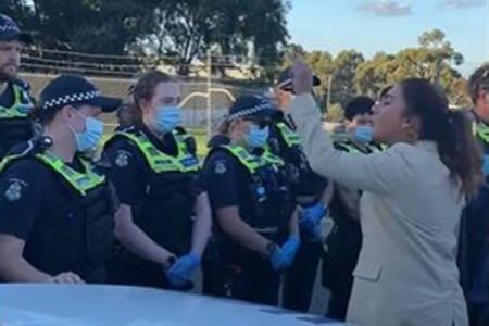 Greens Senator unleashes on police