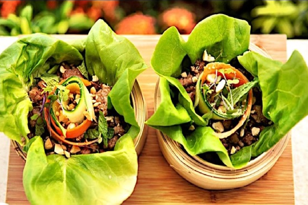 Article image for Lisa Mead’s recipe of the week: Sang choy bao (Chinese lettuce cups)
