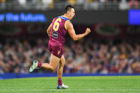 Full-house at the Gabba for Lions vs. Collingwood match