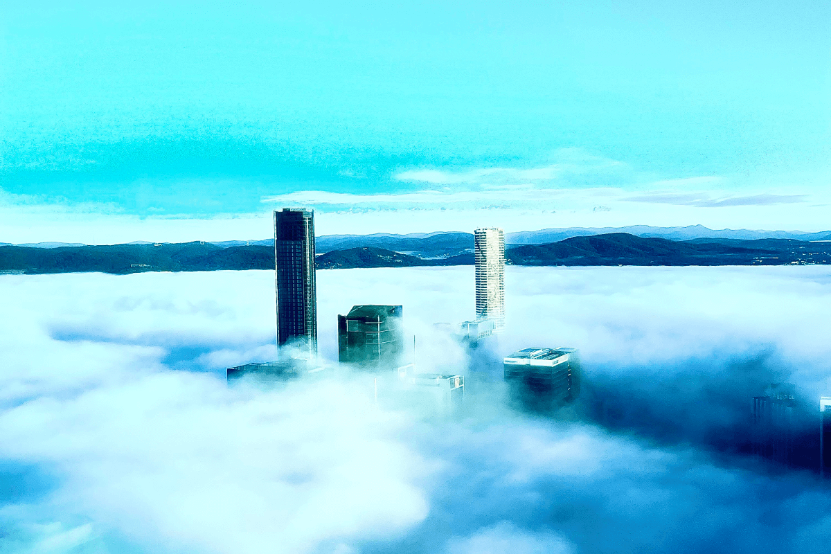 Article image for The message to Brisbanites as city wakes to another blanket of fog