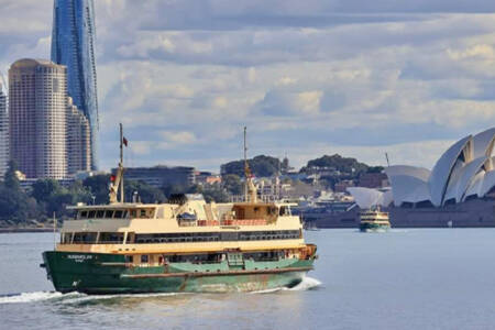 Government back flip sees return of the large Manly ferry