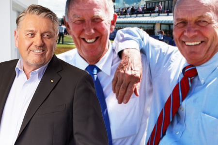 Ray Hadley and John Singleton poke fun at Gerry Harvey’s whereabouts