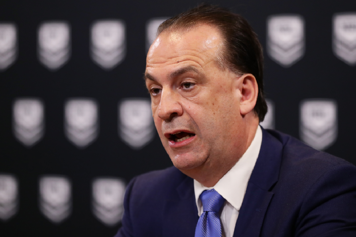 Article image for NRL grand final: Peter V’landys hints at deadline for NSW as bitter row continues