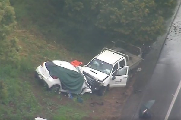 Article image for Woman dead, child seriously injured after head-on crash