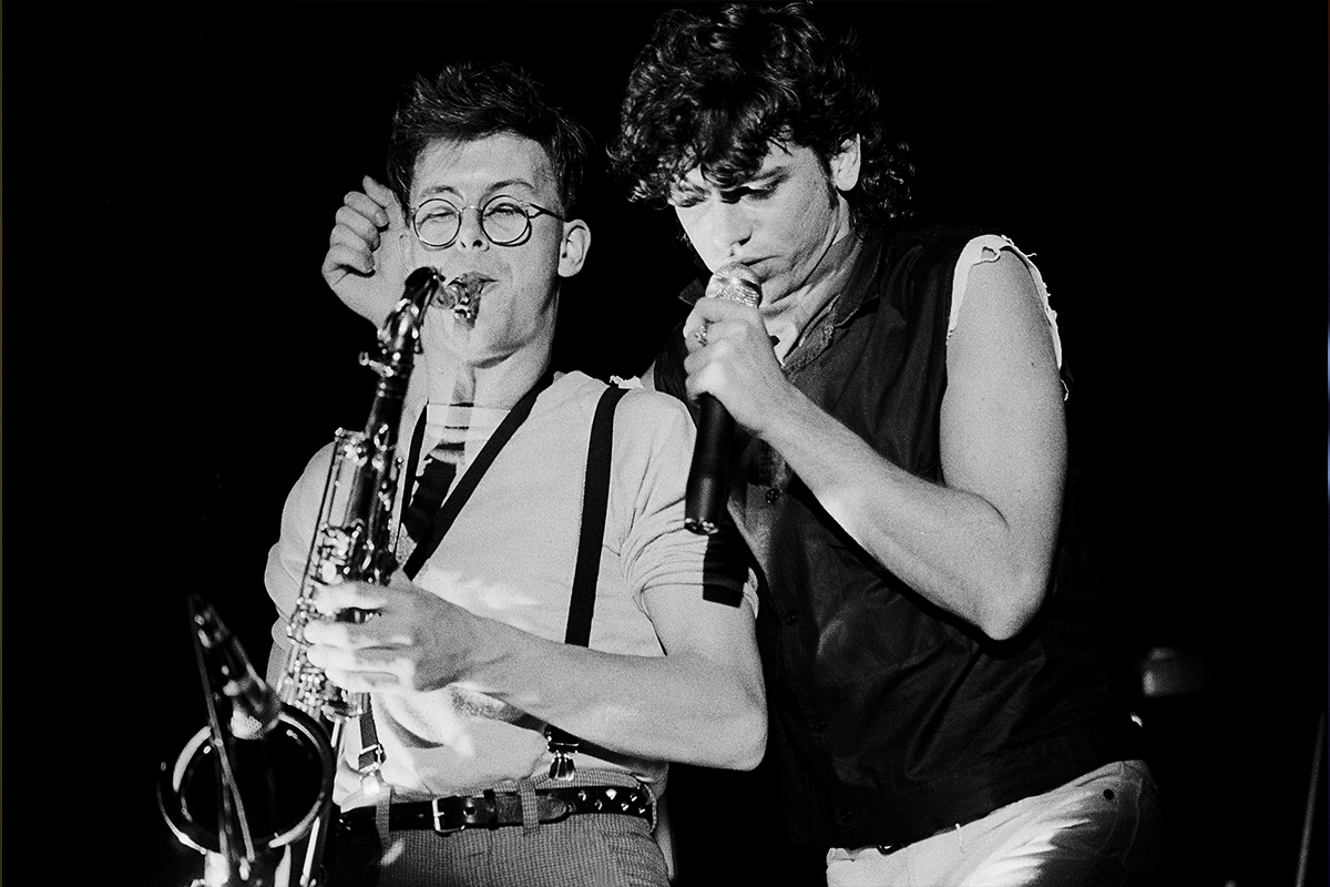 Article image for How Michael Hutchence foiled Kirk Pengilly’s grand saxophone plan