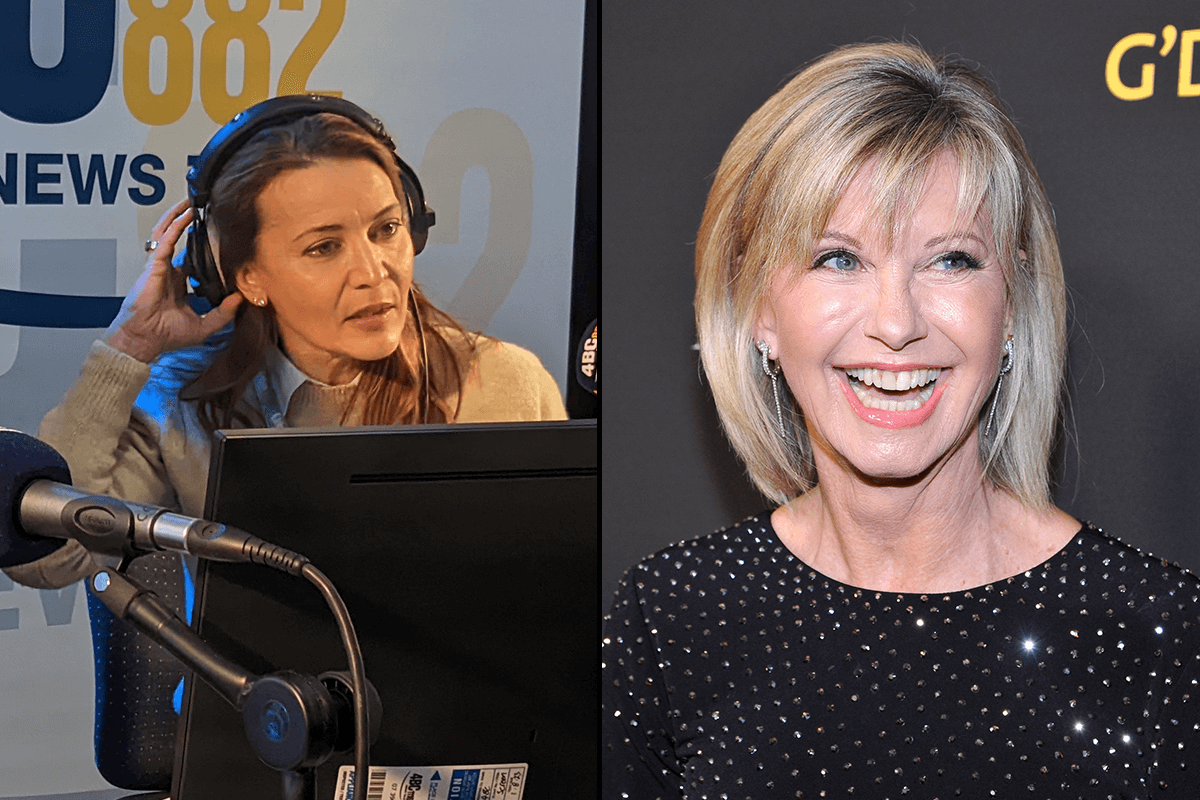 Article image for Sofie Formica tears up as she recalls time spent with Olivia Newton-John