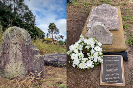 200-year-old gravestone rediscovered and restored on Police Remembrance Day