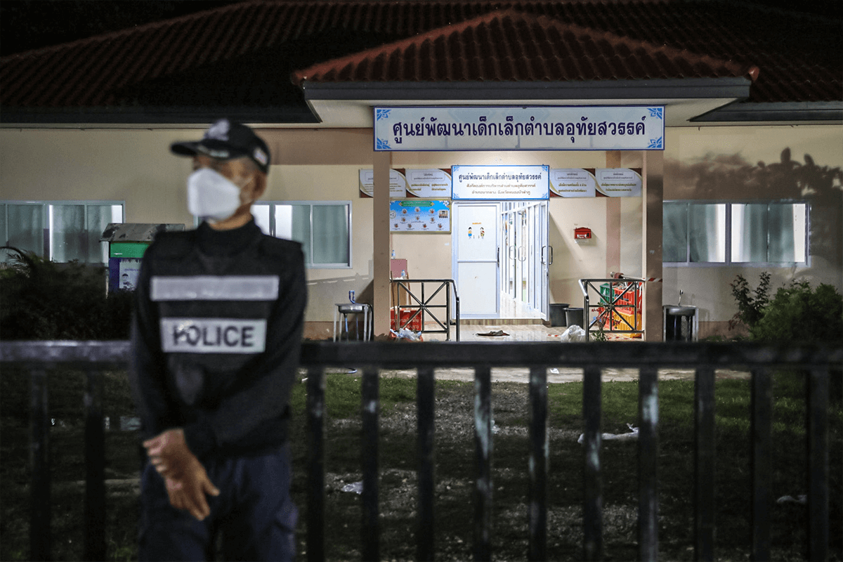 Article image for Massacre at Thailand childcare centre leaves 37 dead