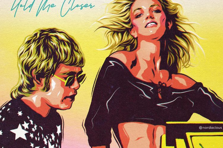Article image for Brisbane artist designs cover image for Elton John, Britney Spears single 