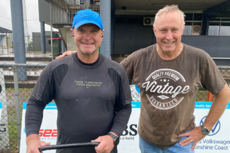 Sunshine Coast dad looks set to break world record mowing attempt!