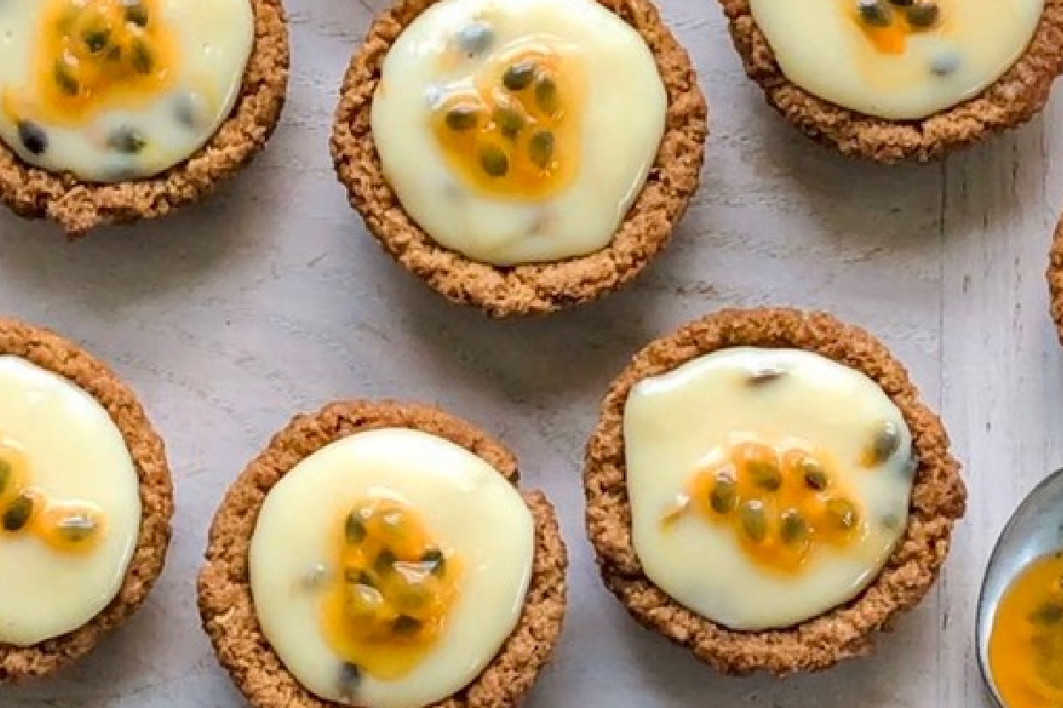 Article image for Lisa Mead’s recipe: Mini passionfruit condensed milk tarts