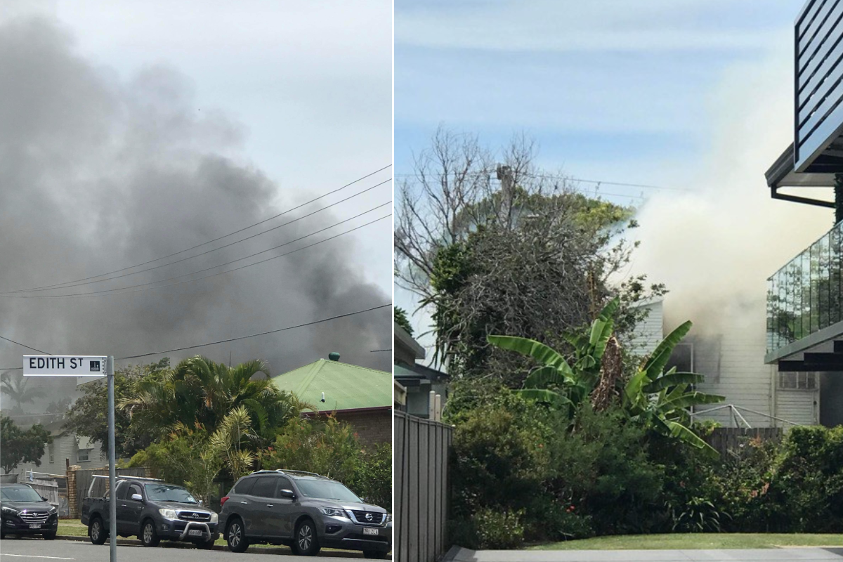 Article image for Crews battle ferocious blaze at Wynnum home