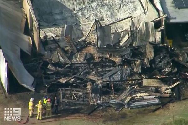 Article image for Woman charged with murder, arson after shed fire deaths