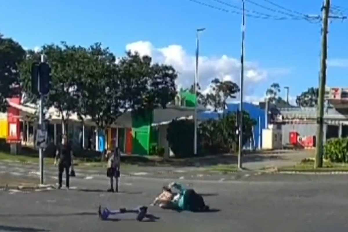 Teens' close brush with death in escooter crash