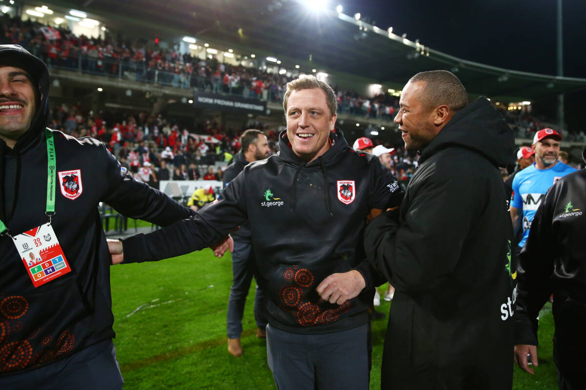 Article image for Dragons interim coach addresses his future