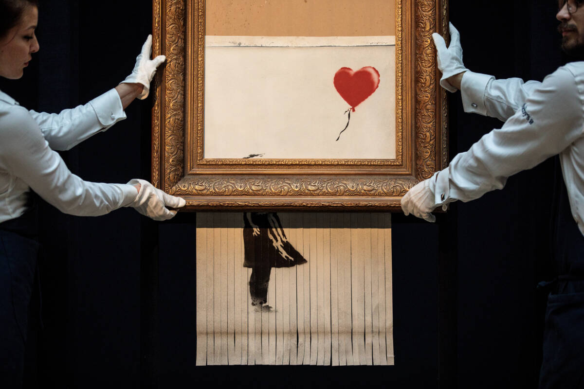 Article image for Infamous Banksy artwork to light up Brisbane