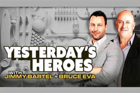 NEW EPISODE! Yesterday’s Heroes with Jimmy Bartel and Bruce Eva!