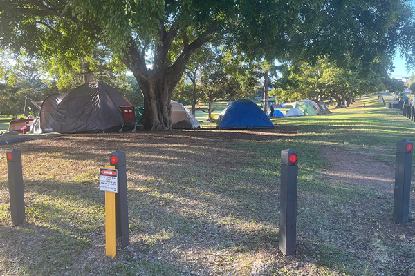 Article image for Musgrave Park locals accuse Brisbane City Council of unfairly removing tents