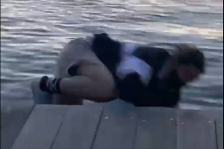 Prank gone wrong: Radio producer takes a plunge into Harbour