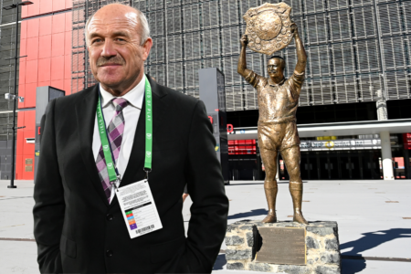 Wally Lewis responds to FIFA taking over Suncorp Stadium