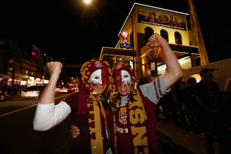 The Caxton Hotel bursting at the seams ahead of Origin decider