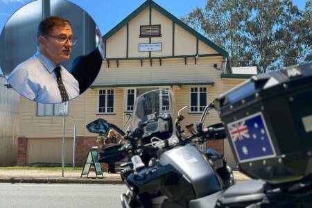 The Queensland politician who rides his motorbike 1400km to Canberra instead of flying Qantas