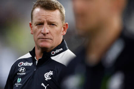 Pressure mounts on Blues coach Michael Voss as Carlton heads into Gather round without a win