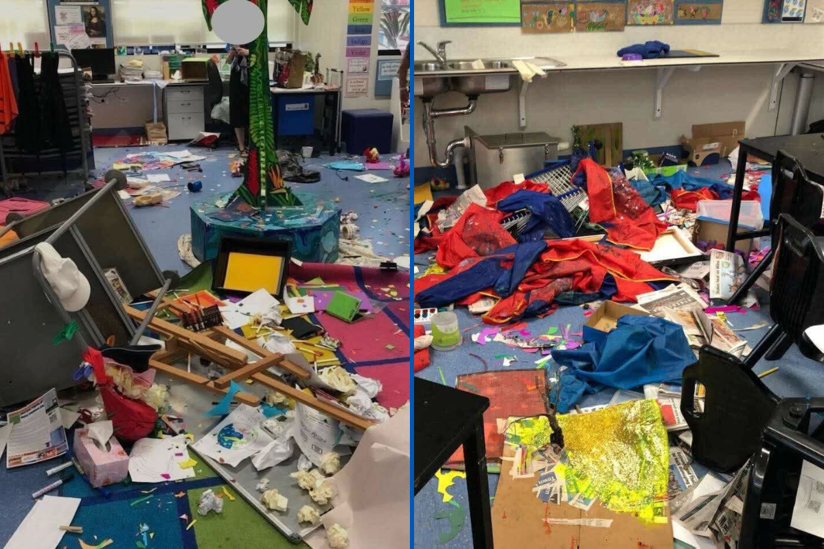 Article image for 8-year-old student trashes two classrooms and is welcomed back within a week