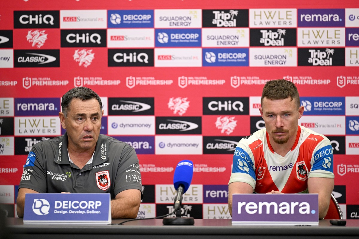 Article image for ‘Create a bit of a headline’ – Damien Cook slams criticism of Dragons teammate and coach