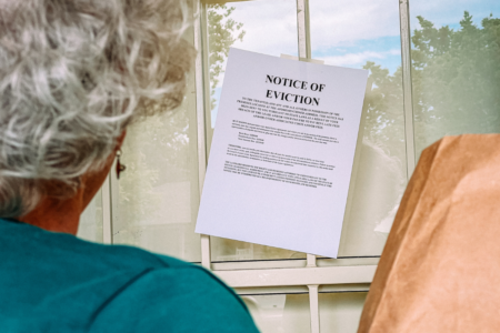 The Main Roads department evicts an 84-year-old and her autistic son for Christmas