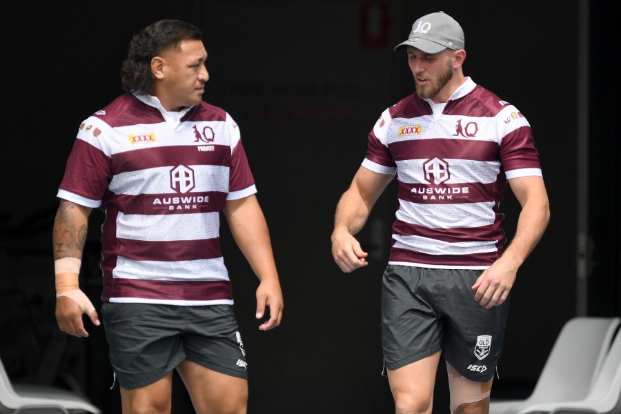 Article image for ‘One of our leaders this camp’ – Capewell praises star enforcer’s impact on Maroons