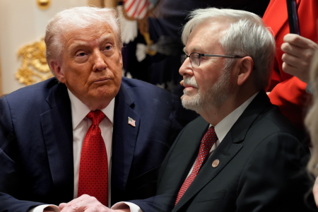 Kevin Rudd ‘got what he deserved’ in awkward exchange with Donald Trump