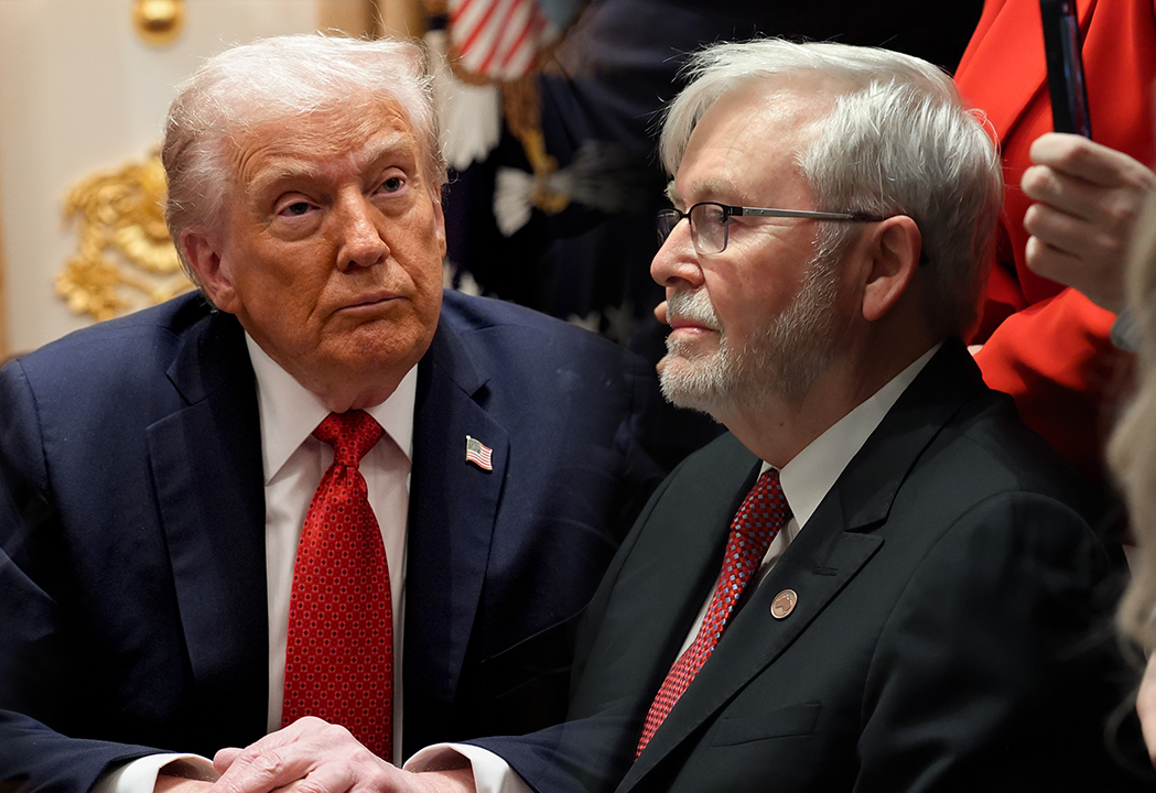 Article image for Kevin Rudd ‘got what he deserved’ in awkward exchange with Donald Trump