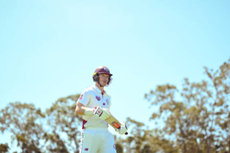 Queensland Bulls batsman Jack Clayton on Sheffield Shield