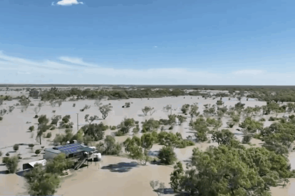 Article image for Longreach Mayor provides update as floodwaters creep into town