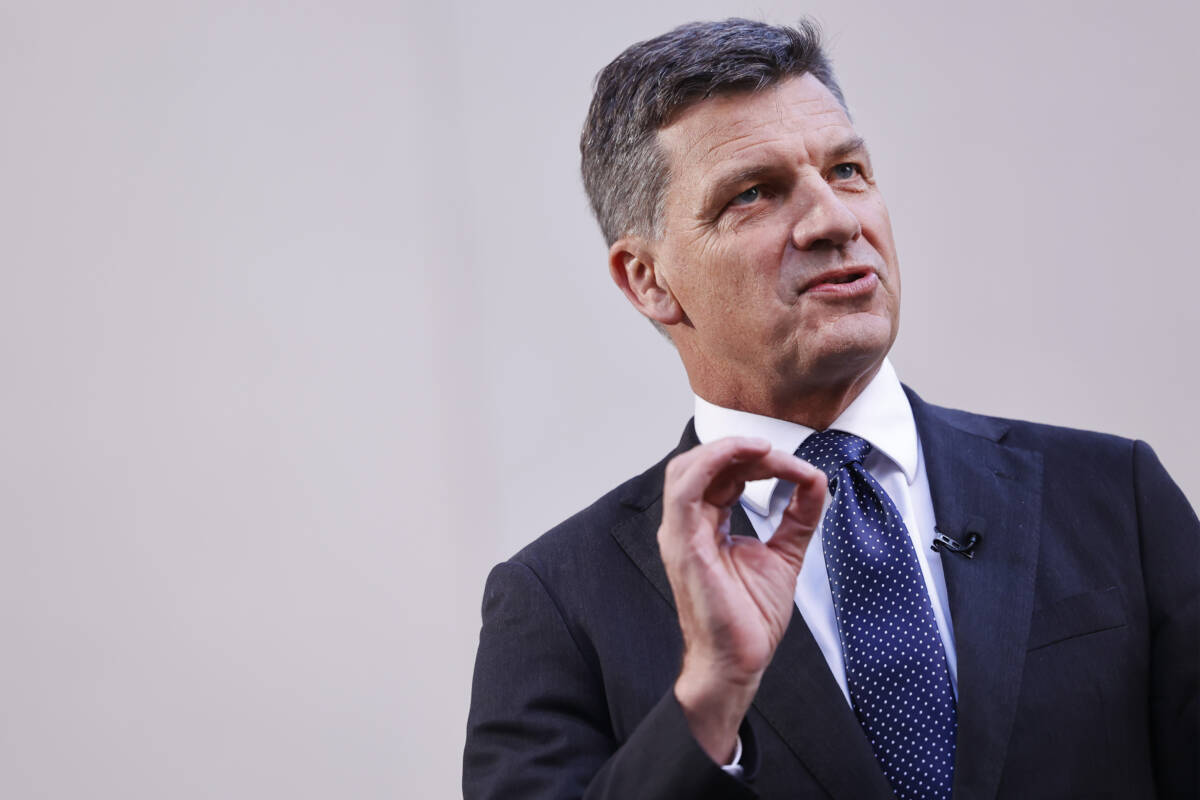 Article image for Angus Taylor slams $1 trillion debt benchmark as interest costs surge